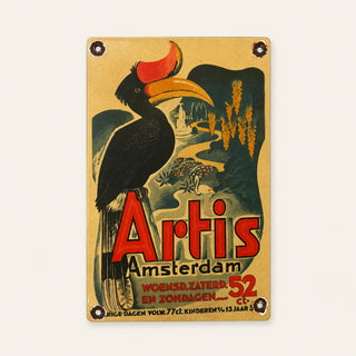 Artis Amsterdam Tucán – Placa esmaltada