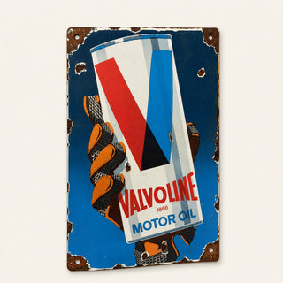 Valvoline Motor Oil Emailleschild