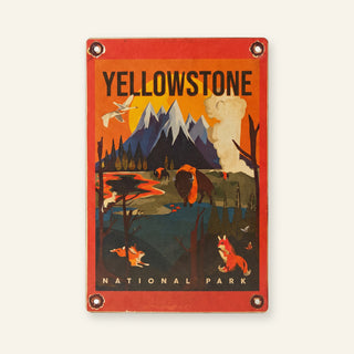 Yellowstone National Park – Insegna smaltata
